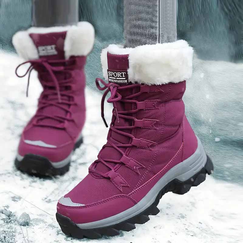 Buty zimowe – wodoodporne ciepłe – damskie śniegowce