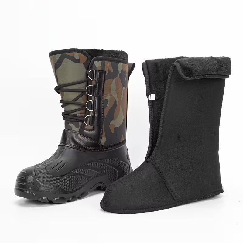 Ocieplane Buty Zimowe – Wodoodporne Camo – Praca w Terenie