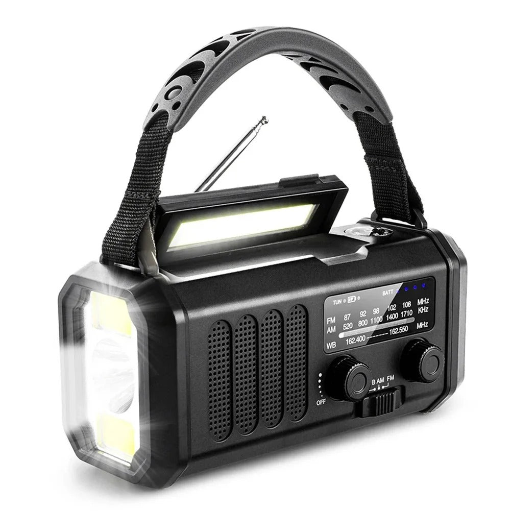 Radio Awaryjne – Solarne Dynamo – Latarka LED
