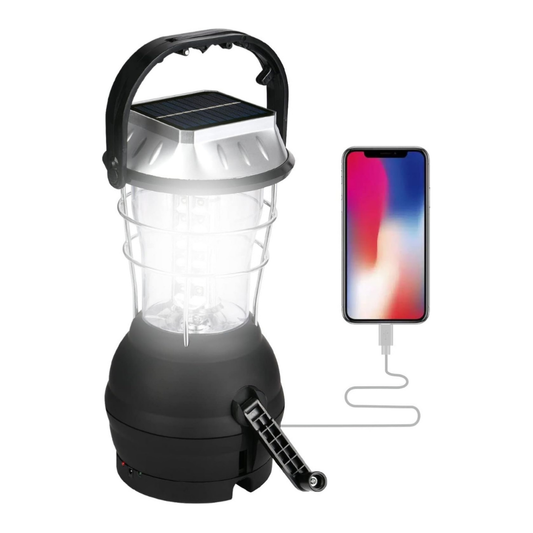 Lampa Solarna – Latarka Kempingowa – Ładowarka USB