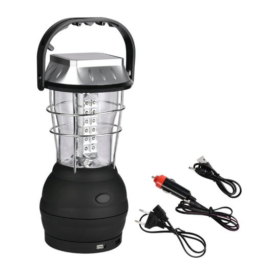 Lampa Solarna – Latarka Kempingowa – Ładowarka USB