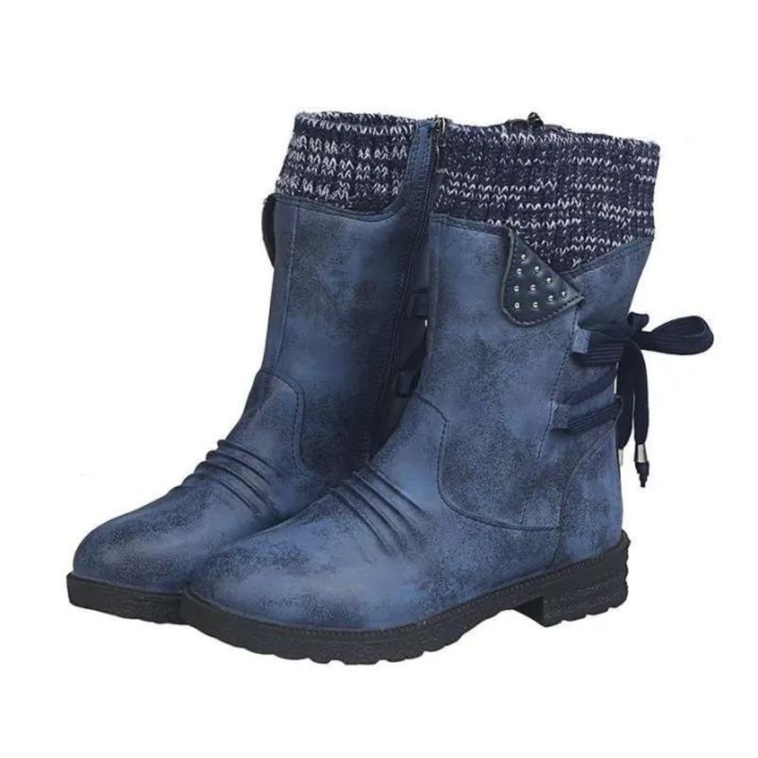 Kozaki Zimowe – Buty Damskie – Ciepła Moda
