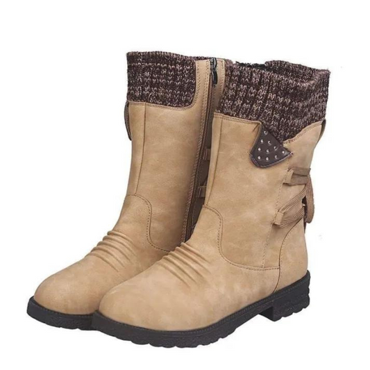 Kozaki Zimowe – Buty Damskie – Ciepła Moda