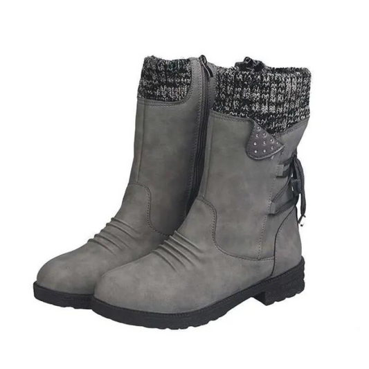 Kozaki Zimowe – Buty Damskie – Ciepła Moda