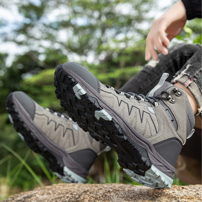 Buty trekkingowe za kostkę, odporne na wodę, unisex