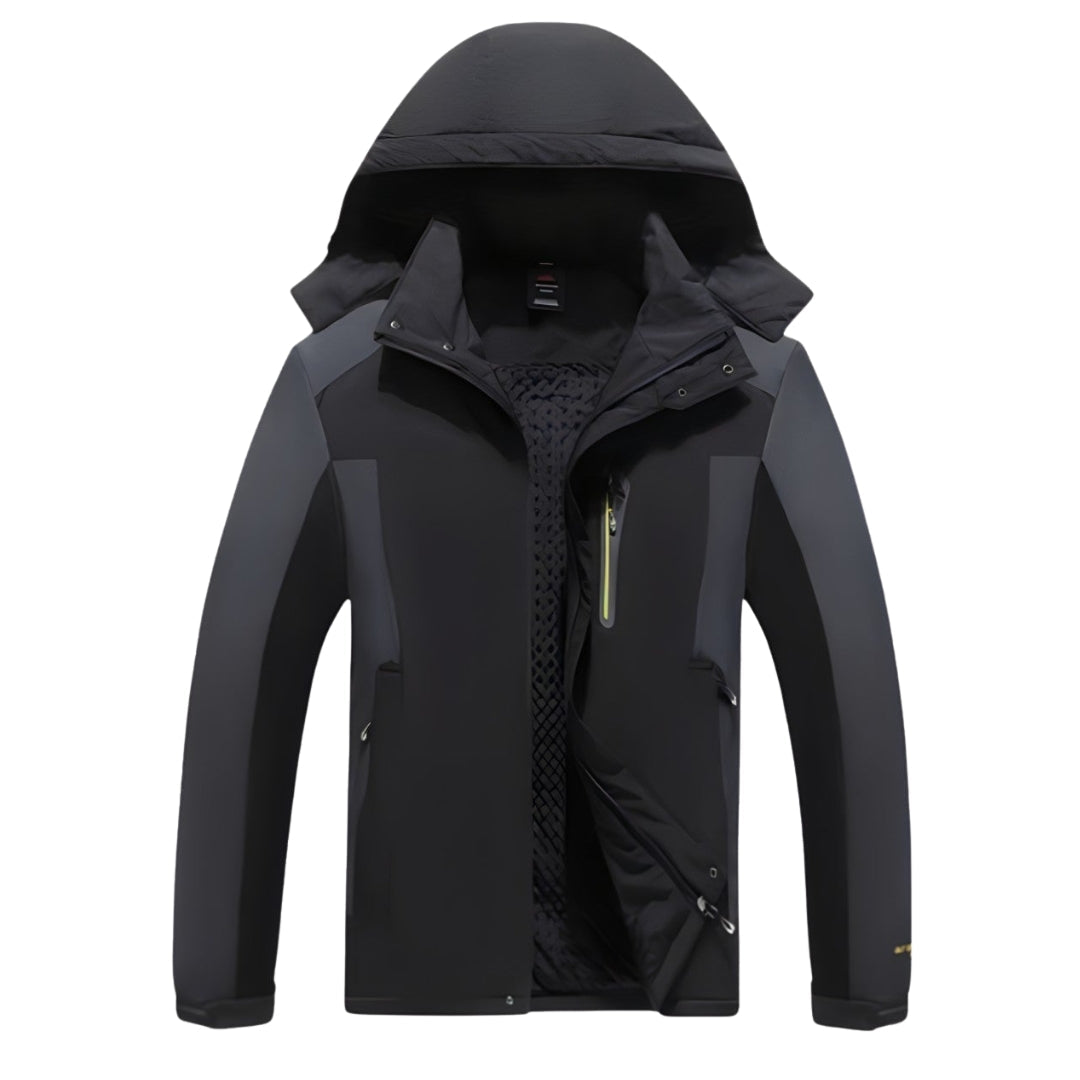 Kurtka Softshell – Męska Wodoodporna – Zimowa Outdoor