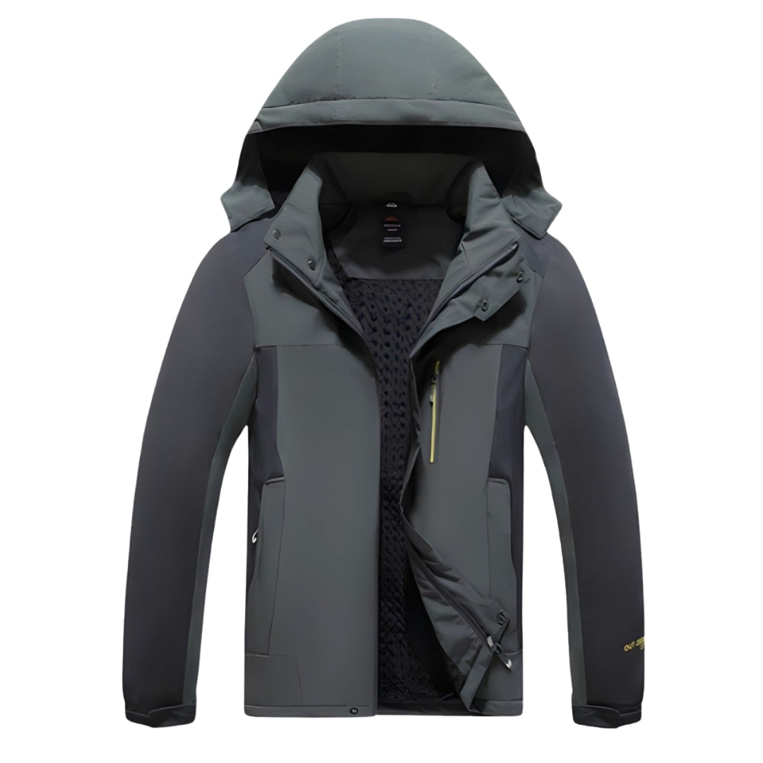 Kurtka Softshell – Męska Wodoodporna – Zimowa Outdoor