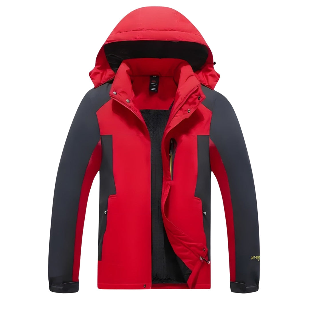 Kurtka Softshell – Męska Wodoodporna – Zimowa Outdoor