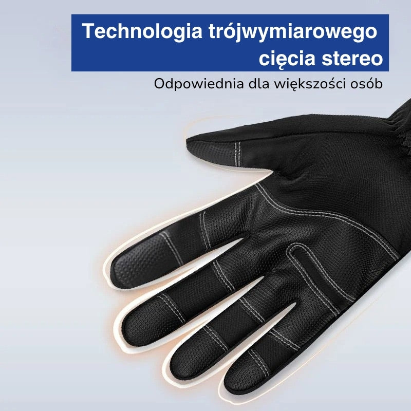 #1 Wodoodporne rękawice zimowe – Obsługa smartfona