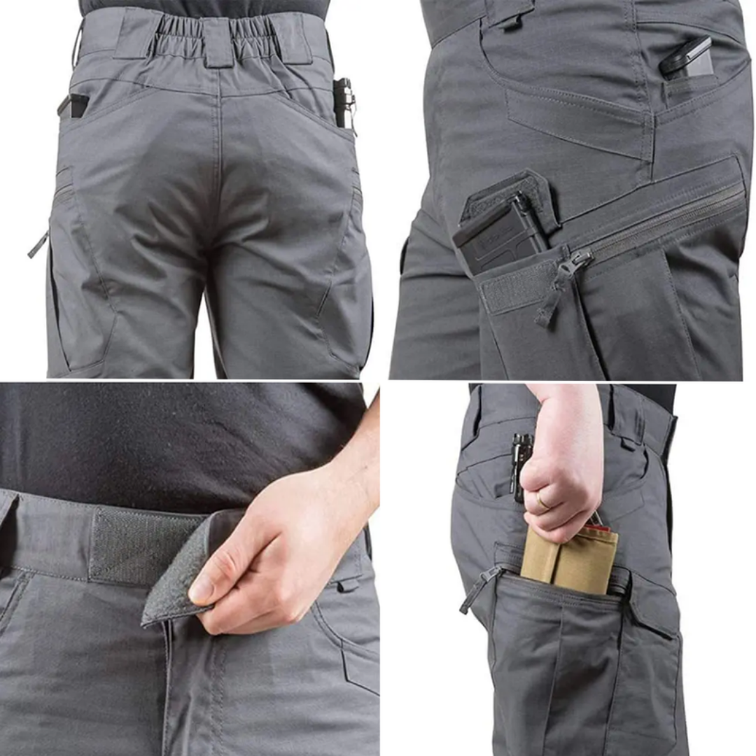 Outdoorowe szorty cargo – Elastyczny krój – 6 kieszeni