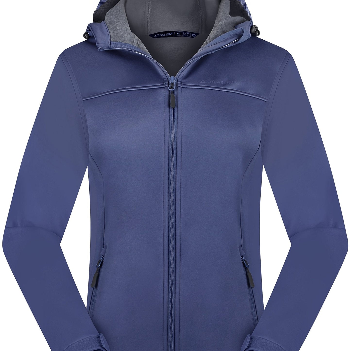 Kurtka softshell damska z polarową podszewką i kapturem