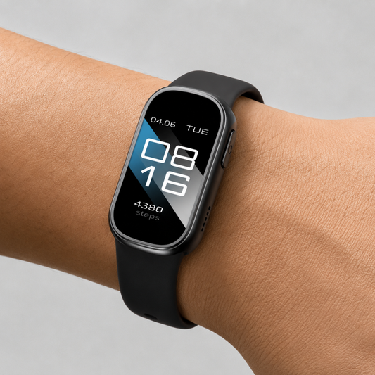Smartwatch wodoodporny - 7 dni baterii - szybkie ładowanie