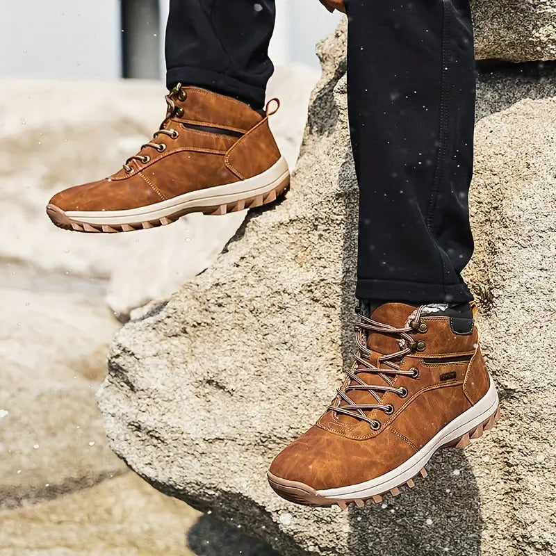 Buty zimowe – męskie ciepłe – wodoodporne