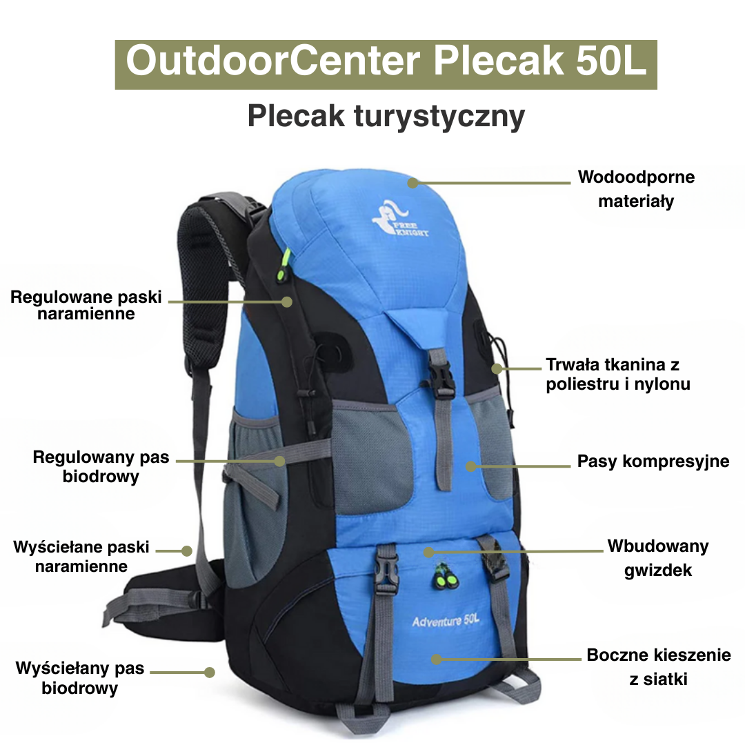 Plecak – Wodoodporny – 50L