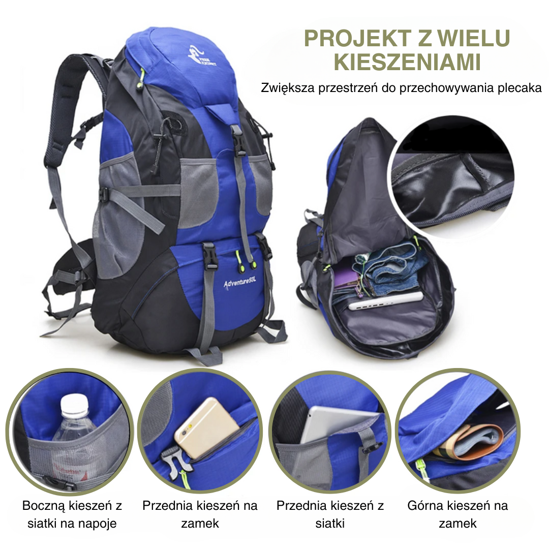 Plecak – Wodoodporny – 50L