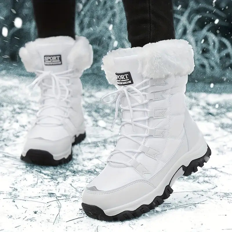 Buty zimowe – wodoodporne ciepłe – damskie śniegowce