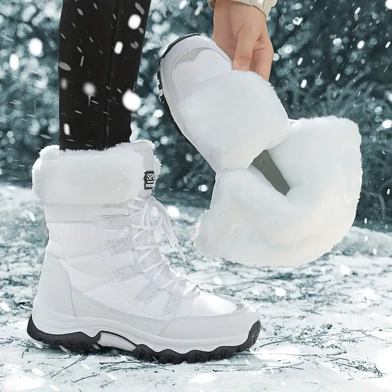 Buty zimowe – wodoodporne ciepłe – damskie śniegowce