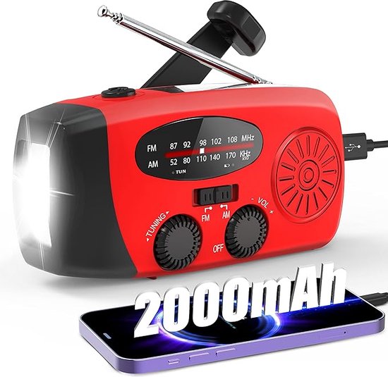 Radio Awaryjne – Dynamo Solarne – Latarka LED