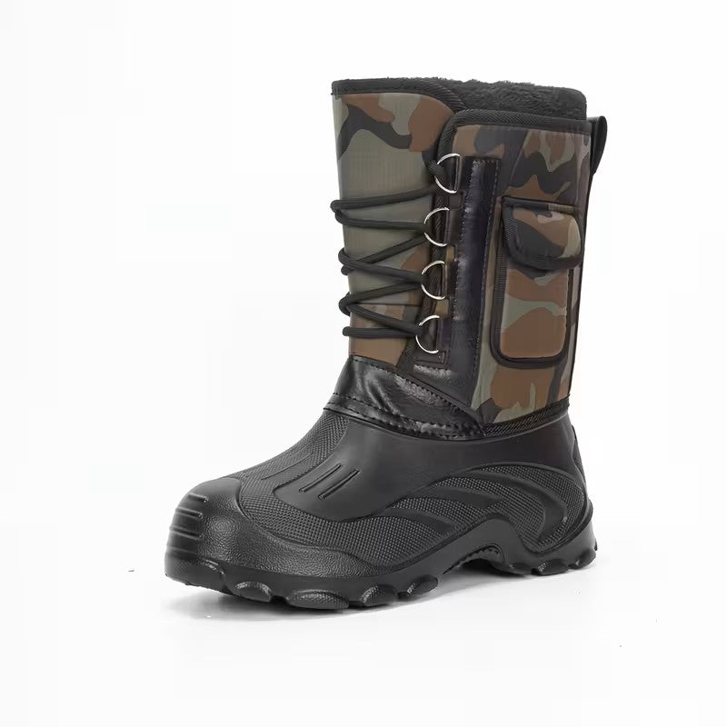 Ocieplane Buty Zimowe – Wodoodporne Camo – Praca w Terenie