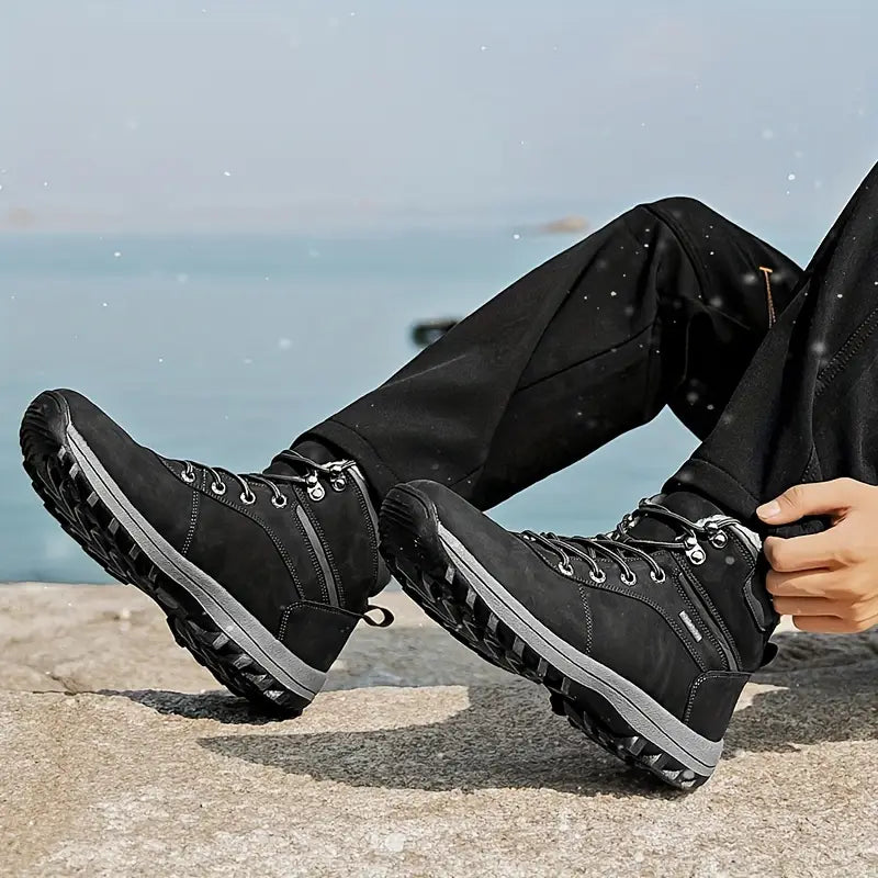 Buty zimowe – męskie ciepłe – wodoodporne