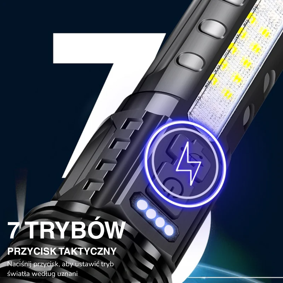 OutdoorCenter – Wojskowa latarka – 5000 lumenów