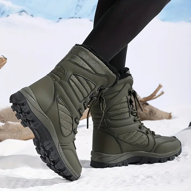 Buty zimowe – wodoodporne ciepłe – damskie śniegowce