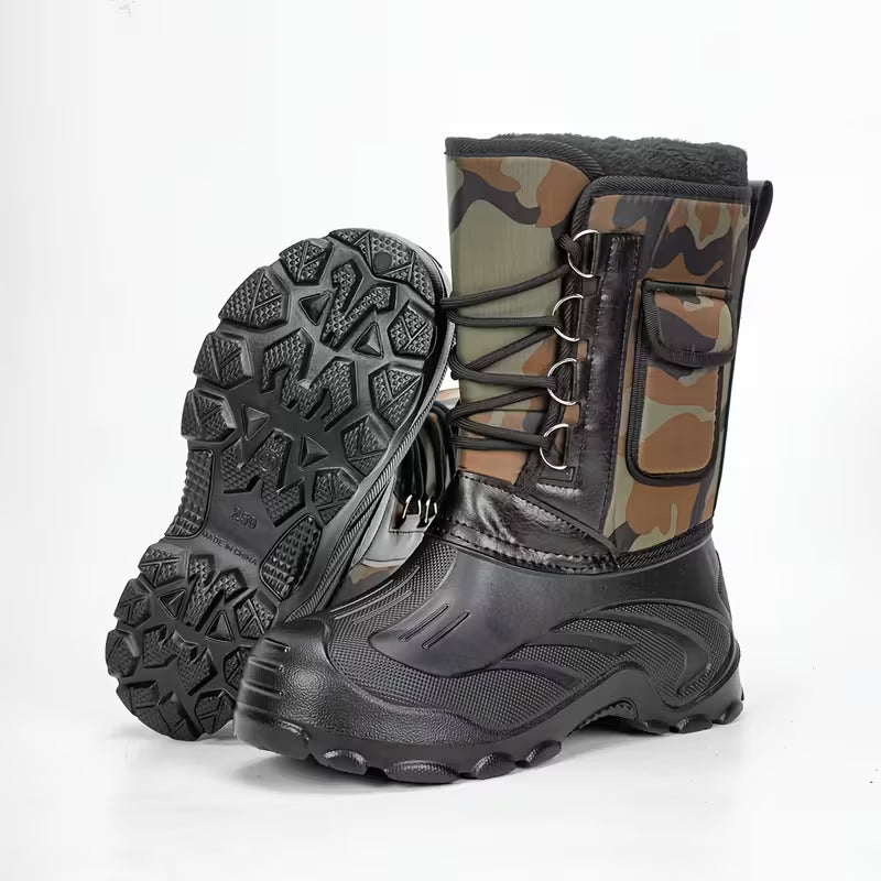 Ocieplane Buty Zimowe – Wodoodporne Camo – Praca w Terenie
