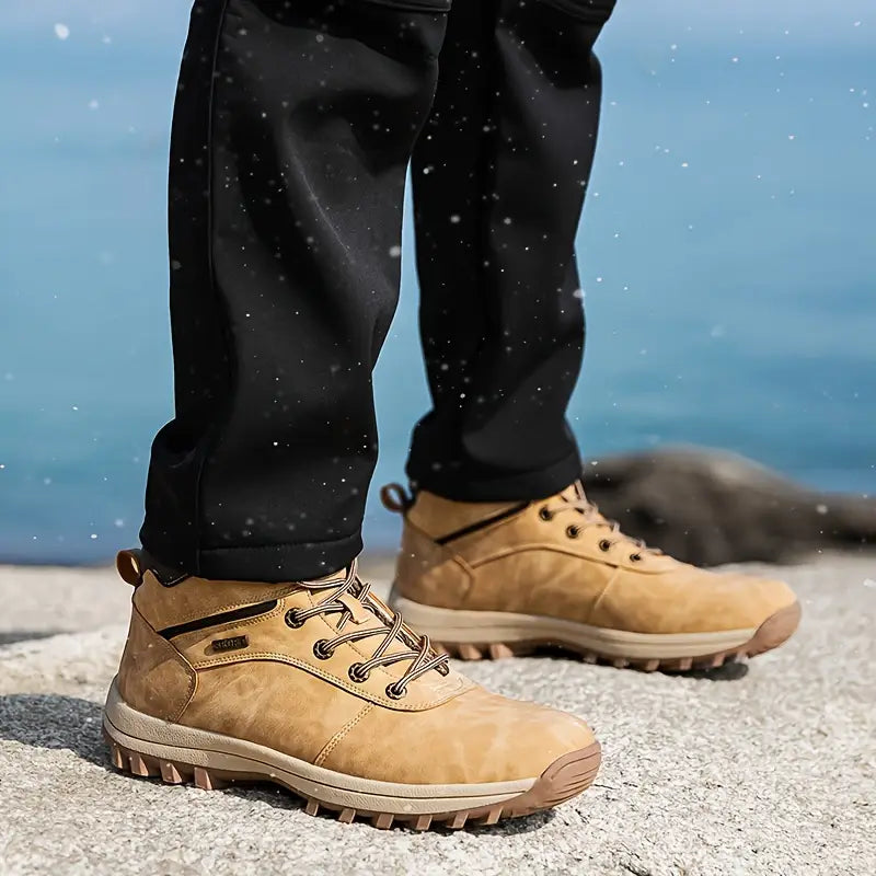 Buty zimowe – męskie ciepłe – wodoodporne