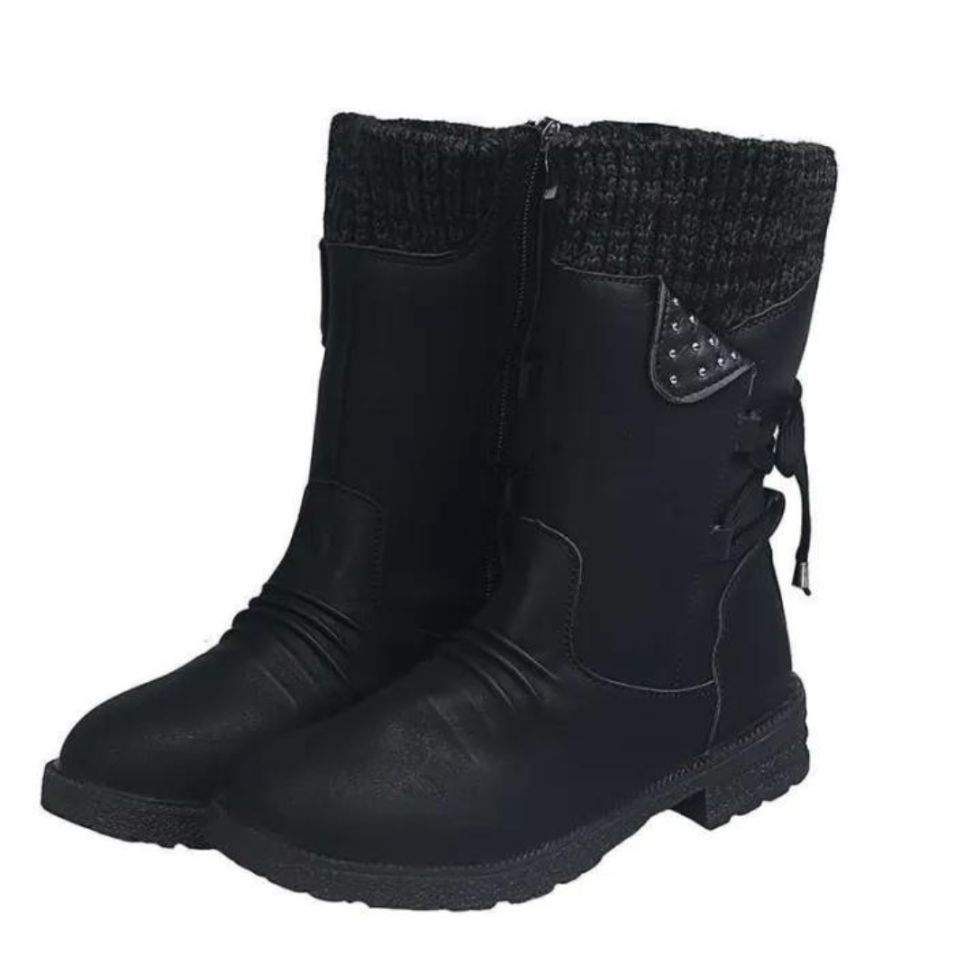 Kozaki Zimowe – Buty Damskie – Ciepła Moda