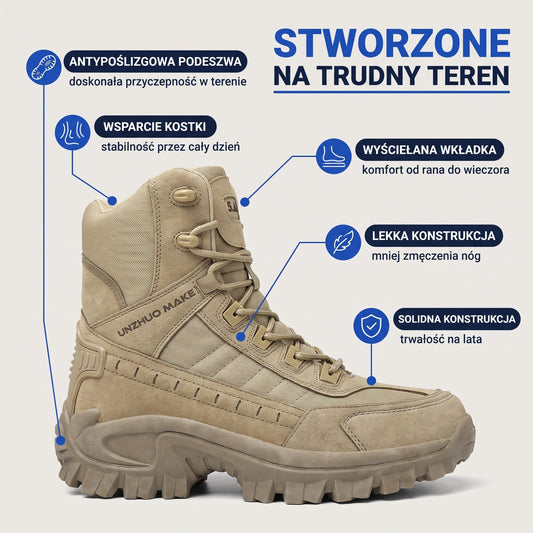 Męskie Buty Taktyczne – najważniejsze cechy