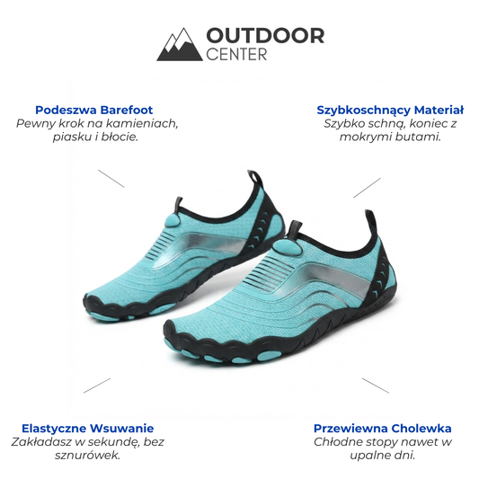 Buty do Wody - Szybkoschnące - Podeszwa Barefoot