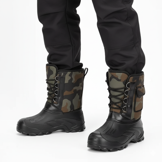Ocieplane Buty Zimowe – Wodoodporne Camo – Praca w Terenie