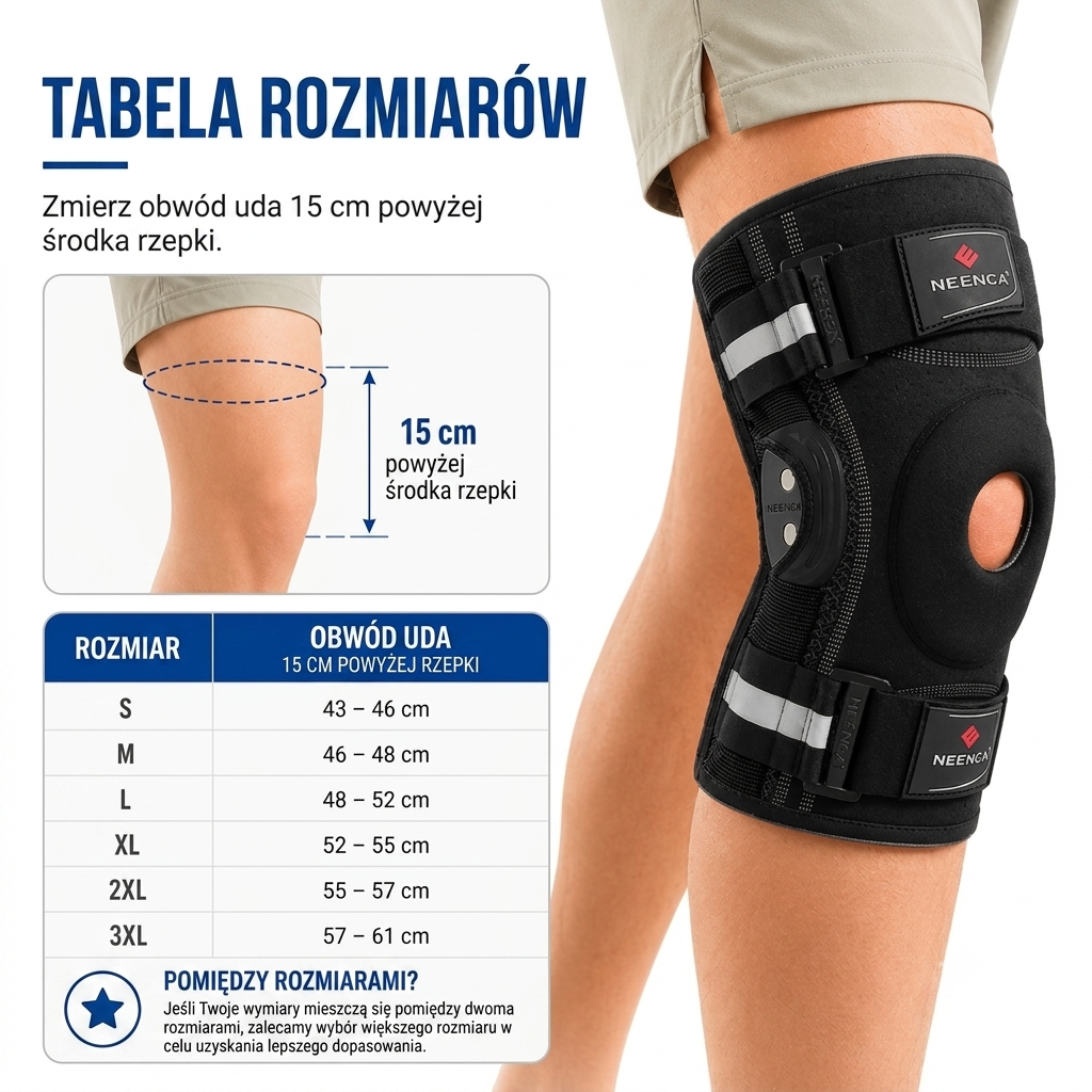 Orteza kolana z zawiasami – Stabilizacja i ulga w bólu