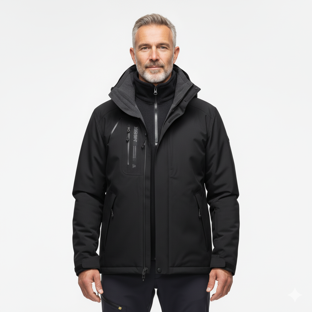 Męska Kurtka Softshell – Zimowa Outdoor – Wodoodporna Ciepła