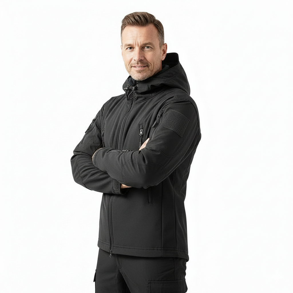 Kurtka Softshell Taktyczna – Wodoodporna Wiatroszczelna – Męska Outdoor