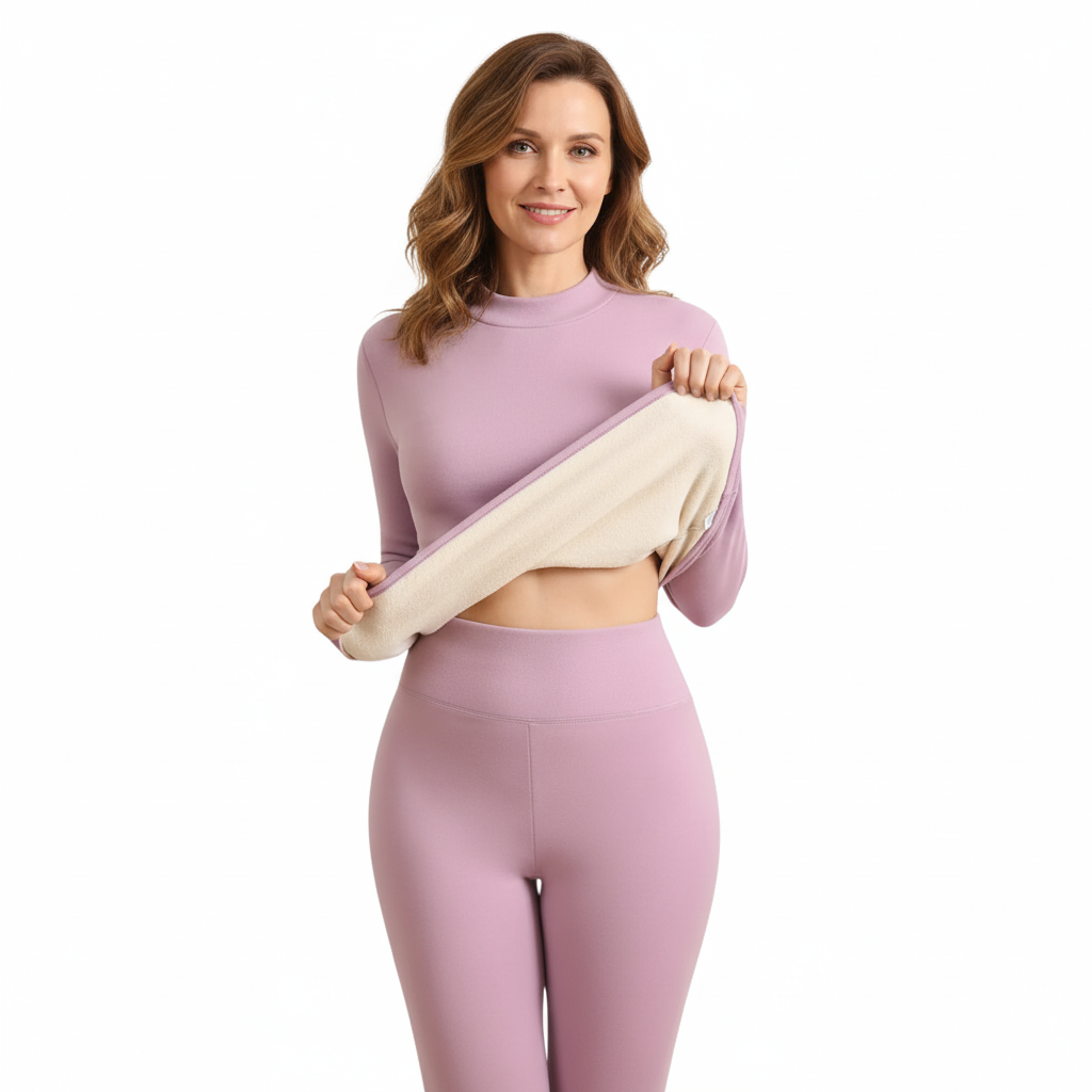 Damska Bluza – Ocieplana Zimowa – Termiczna Bielizna
