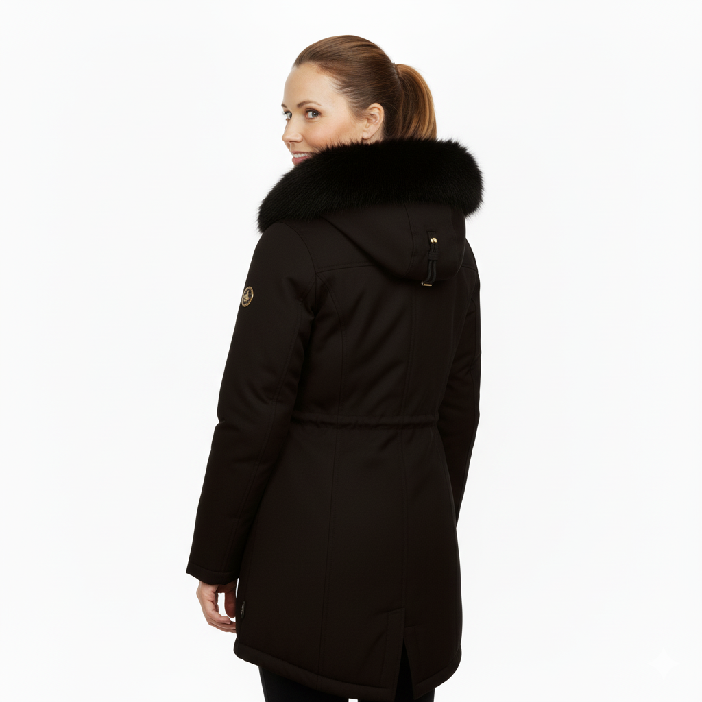 Damska Kurtka – Zimowa Parka – Z Kapturem
