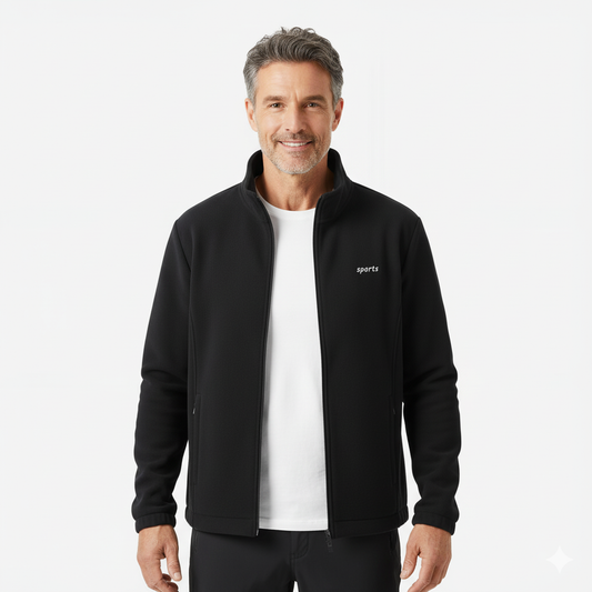 Męska Bluza – Sportowa Kurtka – Outdoor Zip
