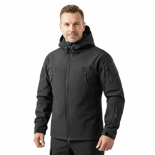 Kurtka Softshell Taktyczna – Wodoodporna Wiatroszczelna – Męska Outdoor