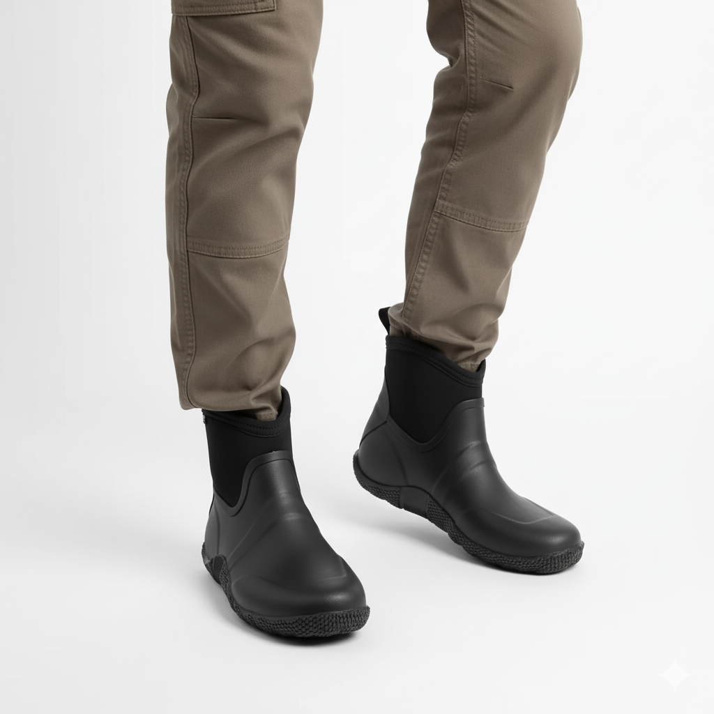 Męskie Kalosze Krótkie – Wodoodporne Buty Outdoor