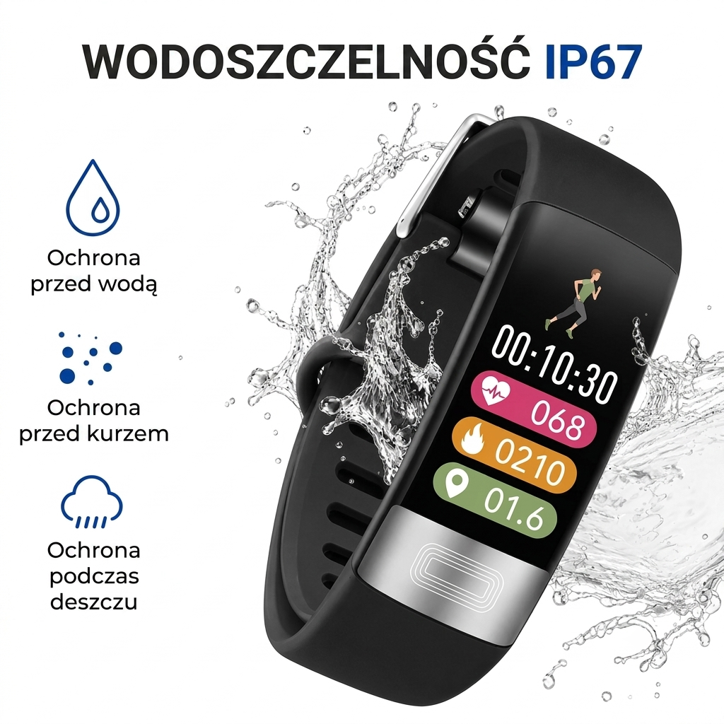 Smartwatch z EKG, Pomiarem Ciśnienia i Monitorowaniem Snu