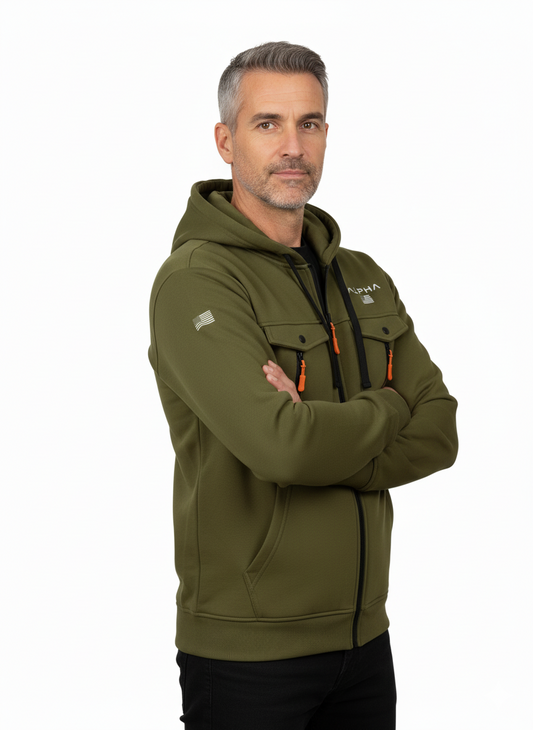Męska bluza softshell z kapturem – nowoczesna i funkcjonalna ochrona na chłodniejsze dni