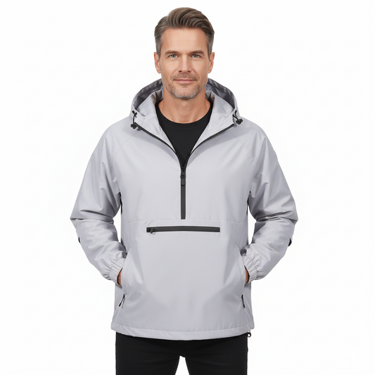 Funkcyjna męska kurtka softshell z kapturem – lekka i wodoodporna