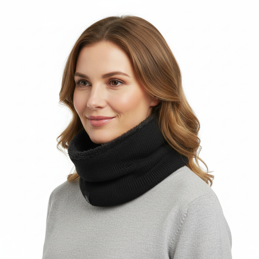 Termiczny komin dzianinowy – Ciepły i oddychający – Outdoor na chłodne dni