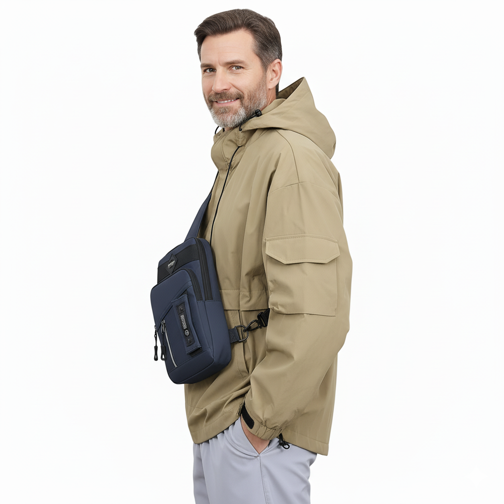Torba na Ramię – Wodoodporna Skóra PU – Sportowy Styl
