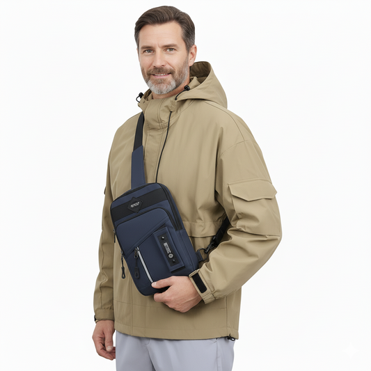 Torba na Ramię – Wodoodporna Skóra PU – Sportowy Styl
