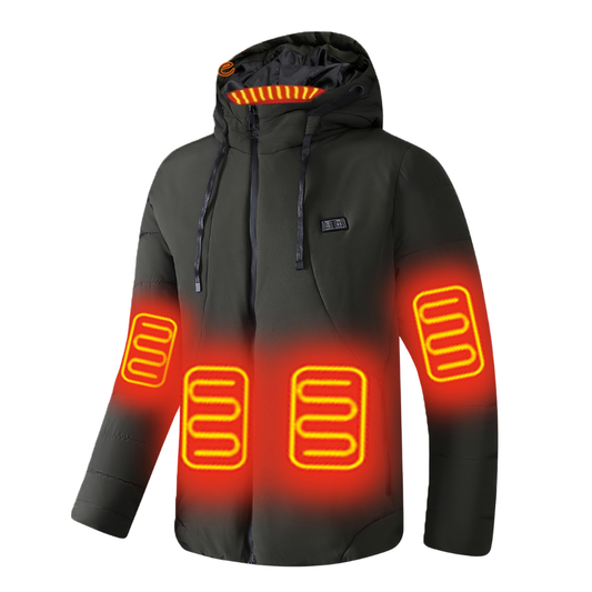 Kurtka Softshell Ogrzewana – Wodoodporna i Wiatroszczelna – Męska Outdoor
