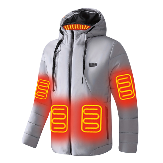Kurtka Softshell Ogrzewana – Wodoodporna i Wiatroszczelna – Męska Outdoor