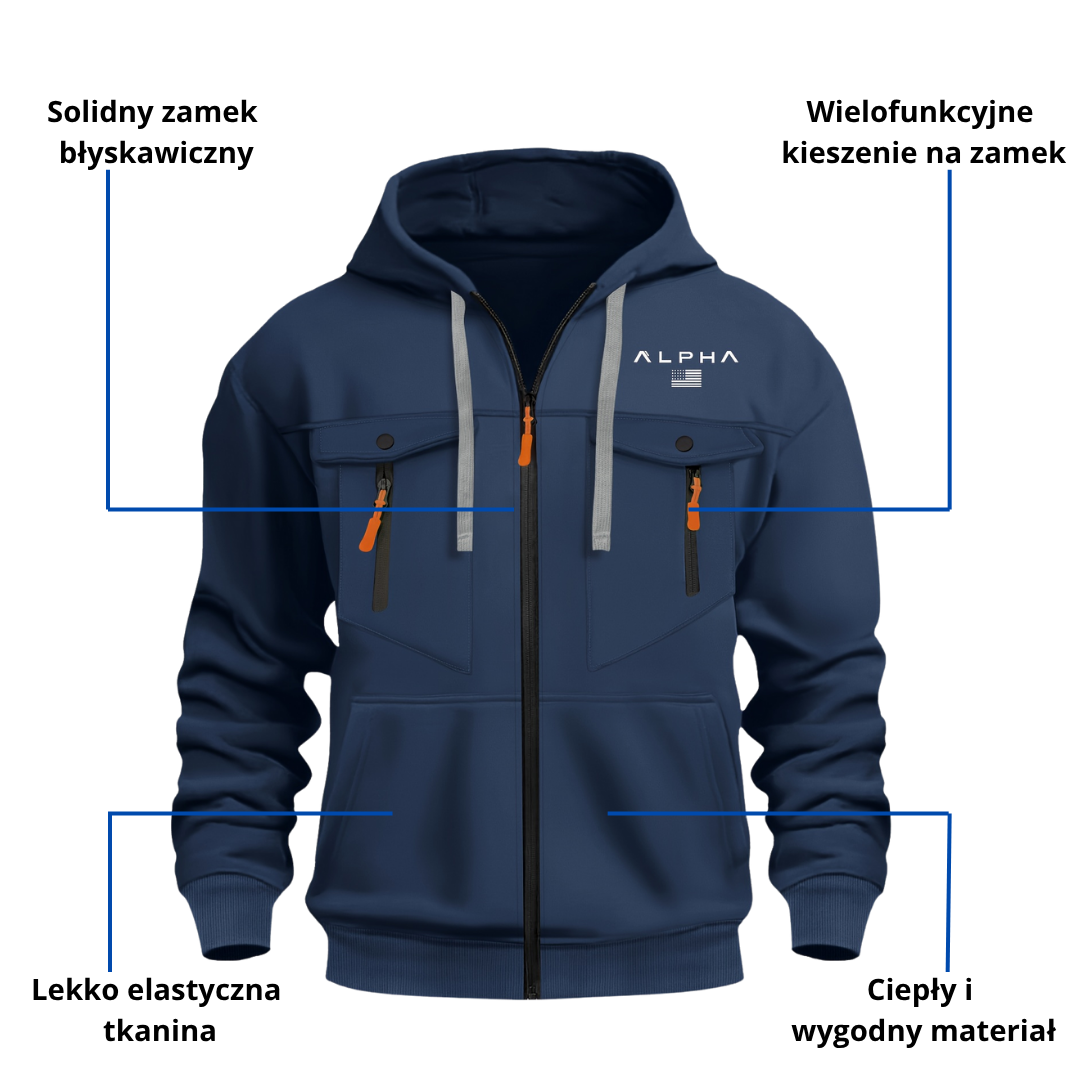 Męska bluza softshell z kapturem – nowoczesna i funkcjonalna ochrona na chłodniejsze dni