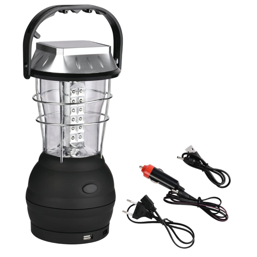Lampa solarna – wielofunkcyjna – do kempingu i awaryjnych sytuacji